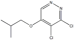 3,4-dichloro-5-isobutoxypyridazine Struktur