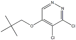 3,4-dichloro-5-(neopentyloxy)pyridazine Struktur