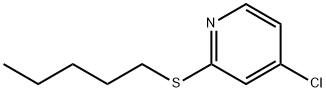 4-chloro-2-(pentylthio)pyridine Struktur