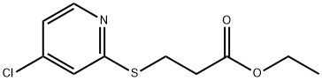 ethyl 3-(4-chloropyridin-2-ylthio)propanoate Struktur