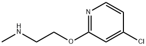 2-(4-chloropyridin-2-yloxy)-N-methylethanamine Struktur