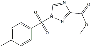 methyl 1-tosyl-1H-1,2,4-triazole-3-carboxylate Struktur