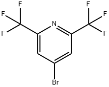 Pyridine, 4-broMo-2,6-bis(trifluoroMethyl)- Struktur