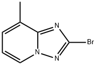 2-BroMo-8-Methyl-[1,2,4]triazolo[1,5-a]pydidine Struktur