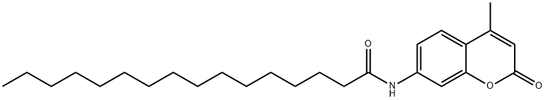 N-(4-Methyl couMarin)palMitaMide Struktur