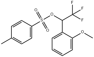 2,2,2-trifluoro-1-(2-Methoxyphenyl)ethyl 4-Methylbenzenesulfonate Struktur