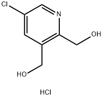 (5-chloropyridine-2,3-diyl)diMethanol hydrochloride Struktur