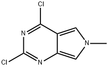 2,4-Dichloro-6-Methyl-6H-pyrrolo[3,4-d]pyriMidine Struktur