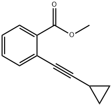 Methyl 2-(cyclopropylethynyl)benzoate Struktur