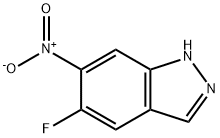 5-Fluoro-6-nitro-1H-indazole Struktur