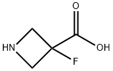 3-Fluoroazetidine-3-carboxylic acid Struktur