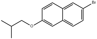 2-BroMo-6-(2-Methylpropoxy)naphthalene Struktur