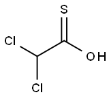 2,2-dichloroethanethioic S-acid Struktur