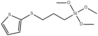 2-(3-TRIMETHOXYSILYLPROPYLTHIO)THIOPHENE Struktur