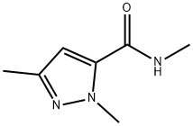 1H-Pyrazole-5-carboxamide,N,1,3-trimethyl-(9CI) Struktur