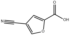 4-CYANOFURAN-2-CARBOXYLICACID Struktur