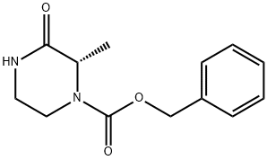 (S)-benzyl 2-Methyl-3-oxopiperazine-1-carboxylate Structure