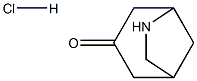 6-Azabicyclo[3.2.1]octan-3-one hydrochloride Struktur