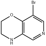 8-BroMo-3,4-dihydro-2H-pyrido[4,3-b][1,4]oxazine Struktur