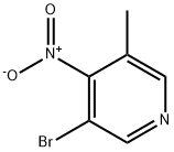 3-BROMO-5-METHYL-4-NITROPYRIDINE Struktur