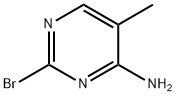 2-BroMo-5-MethylpyriMidin-4-aMine Struktur