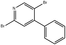 2,5-Dibromo-4-phenylpyridine Struktur