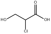 2-Chloro-3-hydroxypropionic acid Struktur