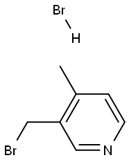 3-(BroMoMethyl)-4-Methylpyridine hydrobroMide Struktur