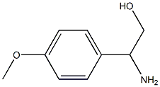 2-アミノ-2-(4-メトキシフェニル)エタン-1-オール 化學(xué)構(gòu)造式