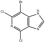 7-BroMo-4,6-dichloro-1H-iMidazo[4,5-c]pyridine Struktur