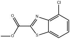 Methyl 4-chlorobenzo[d]thiazole-2-carboxylate Struktur