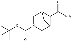 3-Boc-3-azabicyclo[3.1.1]heptane-6-carboxaMide Struktur