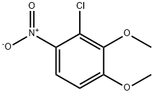 2-Chloro-3,4-dimethoxy-1-nitrobenzene Struktur