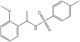 N-(1-(2-Methoxyphenyl)ethyl)-4-MethylbenzenesulfonaMide Struktur