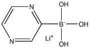 Lithium (pyrazin-2-yl)trihydroxyborate Struktur