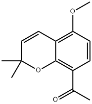 1-(5-Methoxy-2,2-diMethyl-2h-chroMen-8-yl)ethanone Struktur