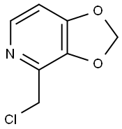 4-(chloroMethyl)-1,3-Dioxolo[4,5-c]pyridine Struktur