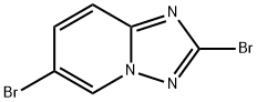 2,6-DibroMo-[1,2,4]triazolo[1,5-a]pyridine Struktur