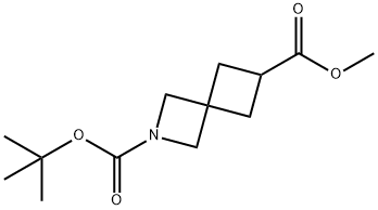 Methyl 2-Boc-2-aza-spiro[3.3]heptane-6-carboxylate, 1408074-81-6, 結(jié)構(gòu)式