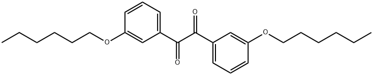 1,2-bis(3-(hexyloxy)phenyl)ethane-1,2-dione Struktur