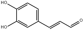 3-(3,4-Dihydroxyphenyl)acrylaldehyde Struktur