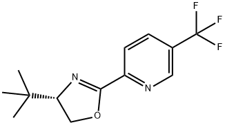 2-[(4Ｓ)-4-ｔｅｒｔ-ブチル-4,5-ジヒドロ-2-オキサゾリル]-5-(トリフルオロメチル)ピリジン 化學(xué)構(gòu)造式