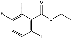 Ethyl 3-fluoro-6-iodo-2-Methylbenzoate Struktur