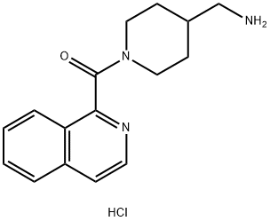 (4-AMinoMethyl-piperidin-1-yl)-isoquinolin-1-yl-Methanone hydrochloride Struktur