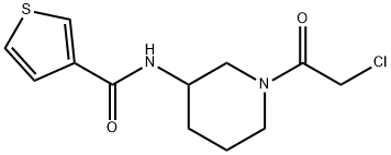 Thiophene-3-carboxylic acid [1-(2-chloro-acetyl)-piperidin-3-yl]-aMide Struktur