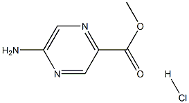 5-aMino-pyrazine-2-carboxylic acid Methyl ester  hydrochloride Struktur