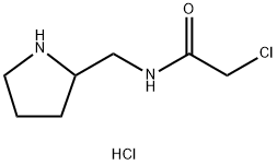 2-Chloro-N-pyrrolidin-2-ylMethyl-acetaMide hydrochloride Struktur