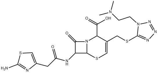 delta(3)-cefotiam Struktur