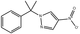 4-nitro-1-(2-phenylpropan-2-yl)-1H-pyrazole Struktur