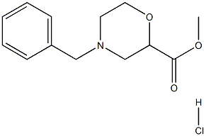 Methyl 4-BenzylMorpholine-2-carboxylate Hydrochloride Struktur